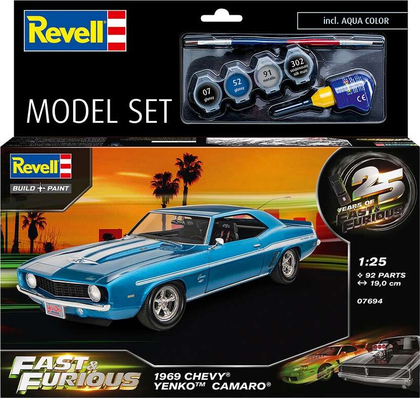 Revell - 69 Chevy Yenko Camaro Bil - 1 25 - Level 5 - 67694
