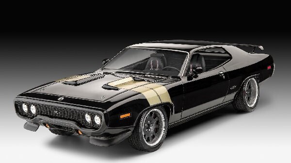 Revell - Fast Furious - Dominics Plymouth Gtx Bil Byggesæt Inkl Maling - 1