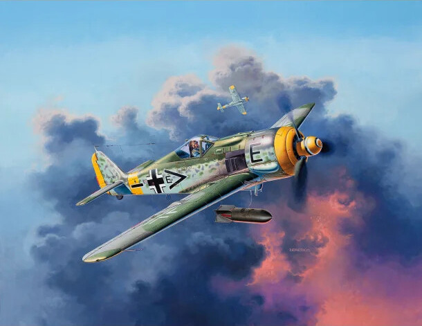 Revell - Focke Wulf Fw190 F-8 Modelfly - 1 72 - Level 3 - 63898