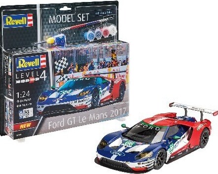 Revell - Ford Gt Le Mans Byggesæt Inkl Maling - 1 24 - Level 4 - 67041