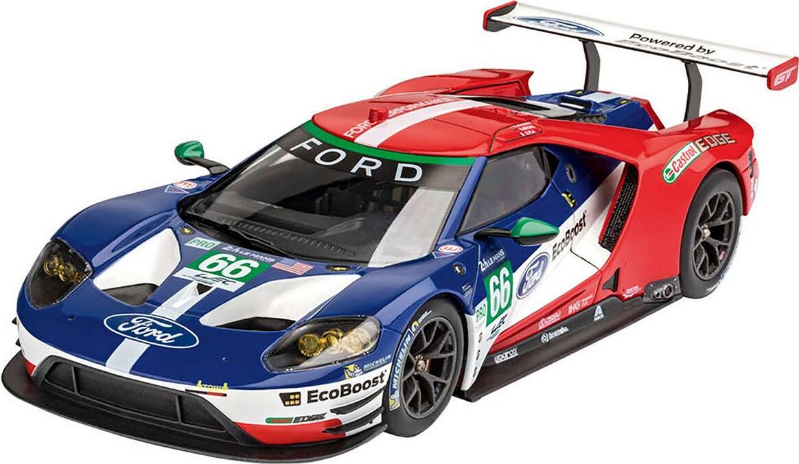 Revell - Ford Gt Le Mans Byggesæt Inkl Maling - 1 24 - Level 4 - 67041