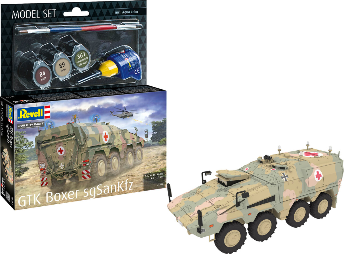 Revell - Gtk Boxer Sgsankfz - Byggesæt - 1 72 - 63362