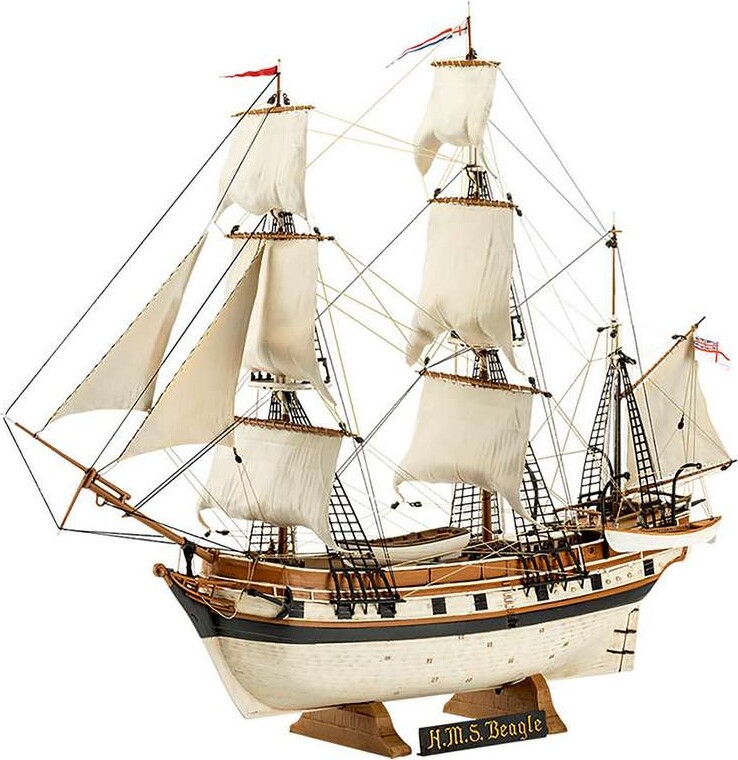 Revell - Hms Beagle Skib Byggesæt - 1 96 - Level 5 - 05458