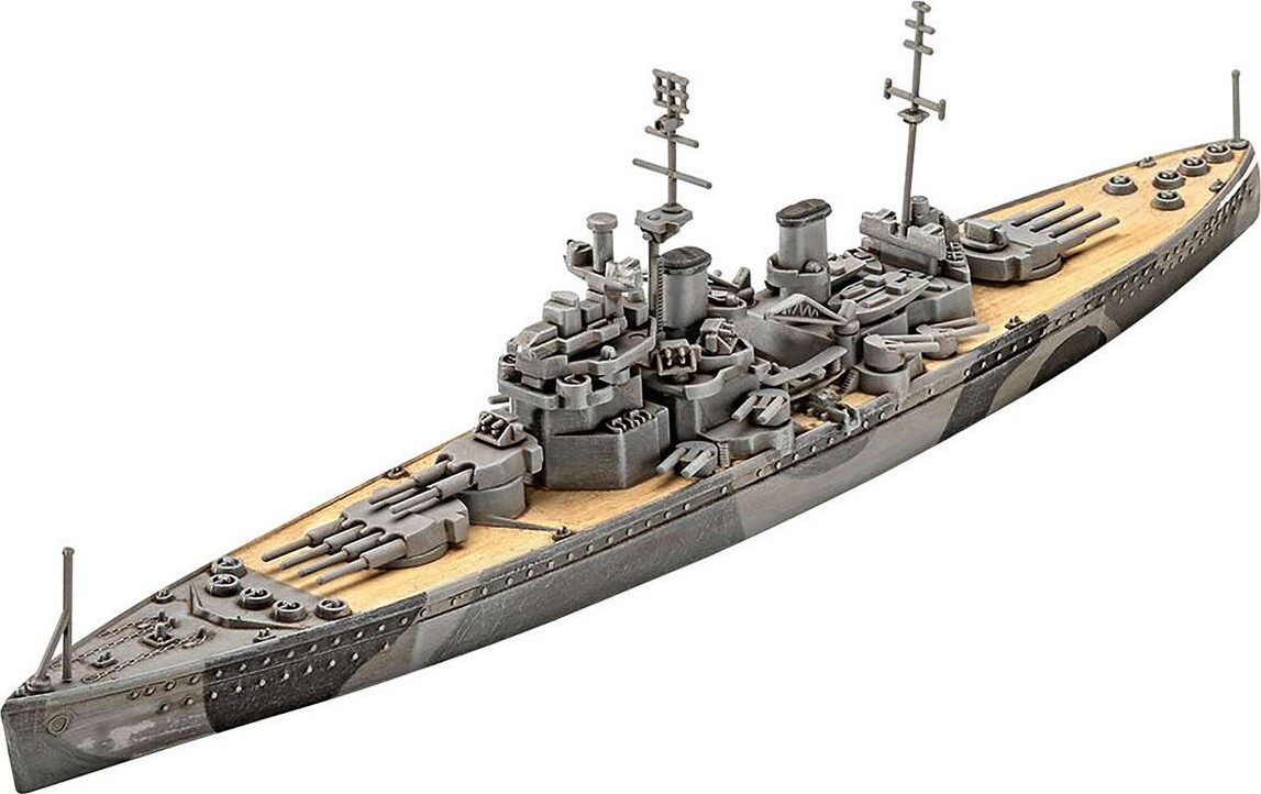 Revell - Hms Duke Of York Modelskib - 1 1200 - Level 4 - 65182