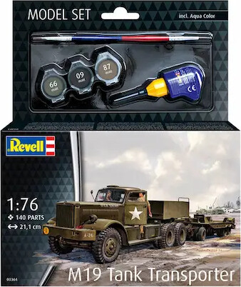 Revell - M19 Tank Transporter Byggesæt - 1 76 - Level 4 - 63364