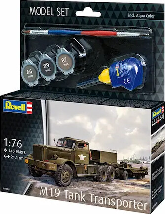 Revell - M19 Tank Transporter Byggesæt - 1 76 - Level 4 - 63364
