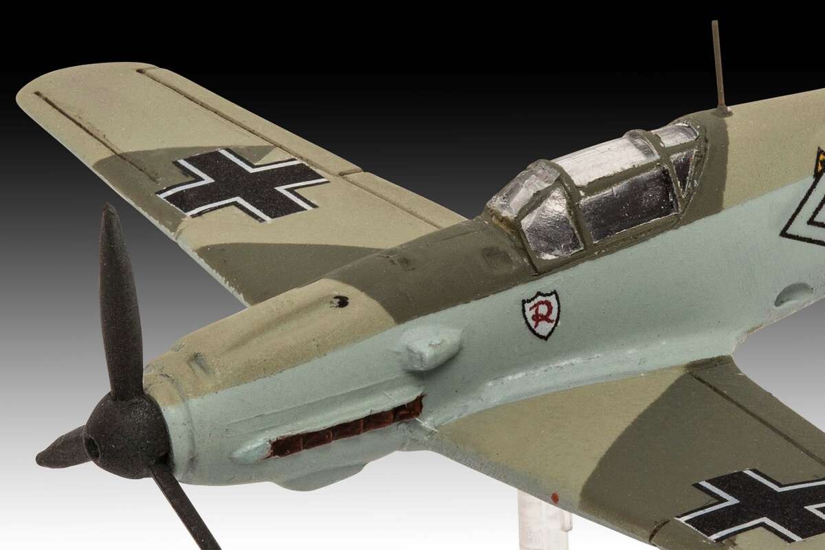 Revell - Messerschmitt Bf 109 E Og Junkers Ju 87B - 1 144 - Level 4 - 63770