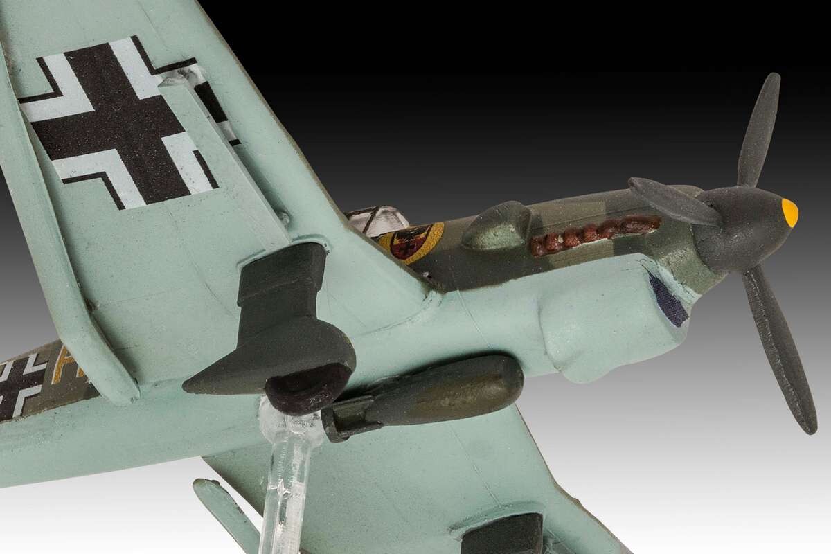 Revell - Messerschmitt Bf 109 E Og Junkers Ju 87B - 1 144 - Level 4 - 63770