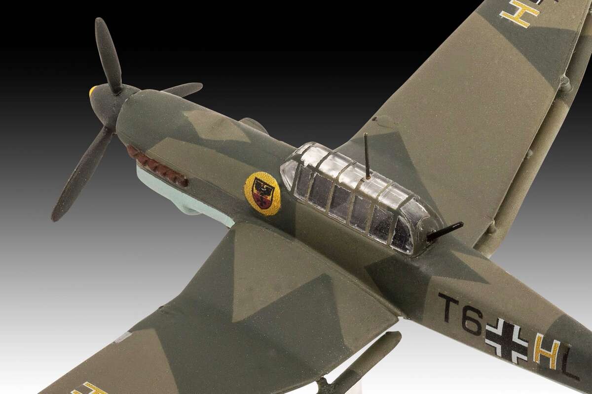 Revell - Messerschmitt Bf 109 E Og Junkers Ju 87B - 1 144 - Level 4 - 63770
