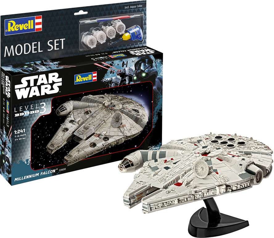 Revell - Star Wars - Millennium Falcon Inkl Maling - 1 241 - 63600