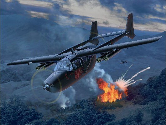 Revell - O-2A Fly Byggesæt Inkl Maling - 1 48 - Level 4 - 63819