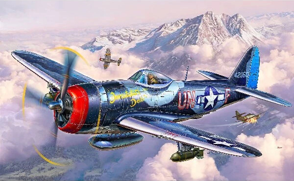 Revell - P-47M Thunderbolt Fly Byggesæt - 1 72 - 63984