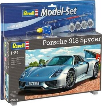 Revell - Porsche 918 Spyder Byggesæt Inkl Maling - 1 24 - 67026