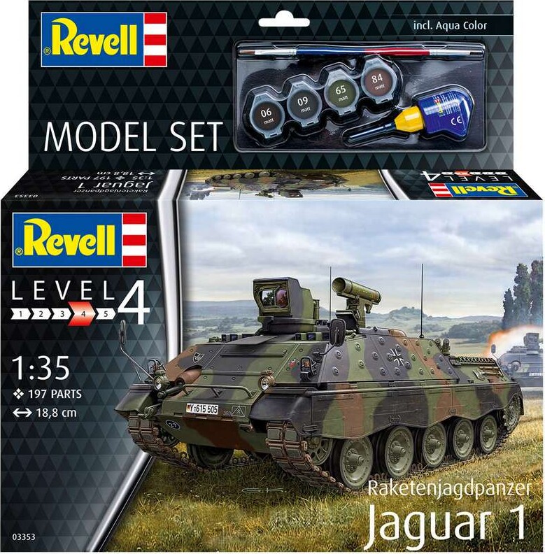 Revell - Jaguar 1 Raketenjagdpanzer Byggesæt - 1 35 - 63353