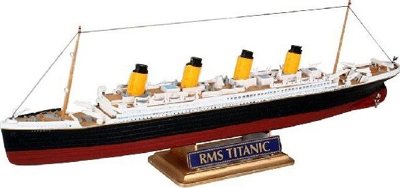 Revell - Rms Titanic Model Skib Byggesæt Inkl Maling - 1 1200 - 65804
