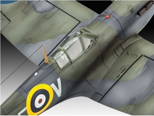 Revell - Supermarine Spitfire Mkiia Inkl Maling - 1 72 - Level 3 - 63953