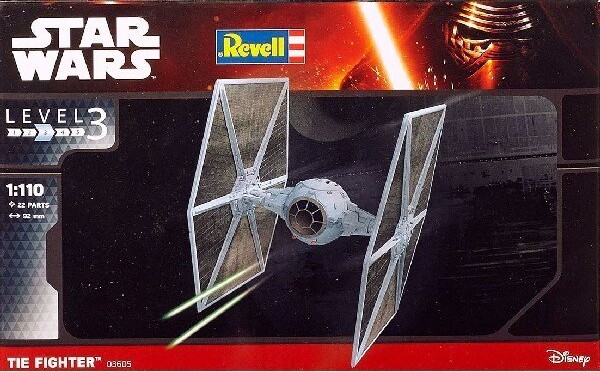 Revell - Tie Fighter Modelfly - 1 110 - Level 3 - 63605