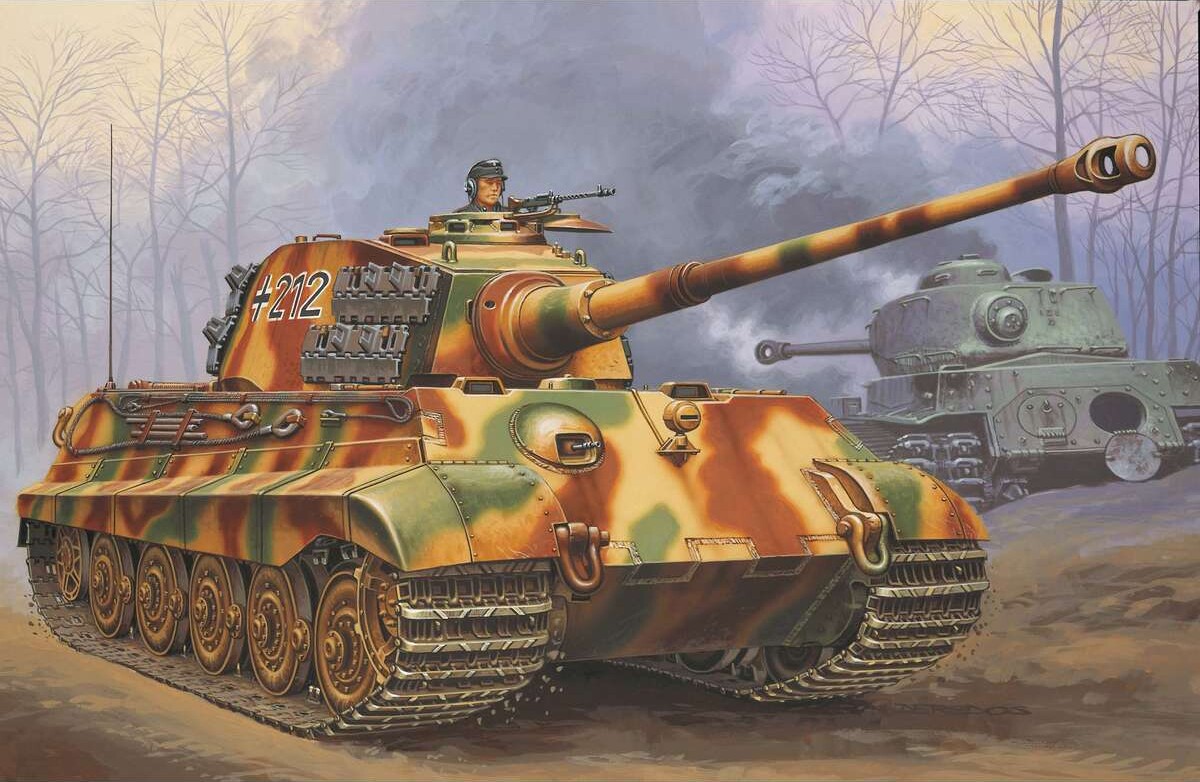 Revell - Tiger Ii Ausf B Model Tank Byggesæt - 1 72 - 63129