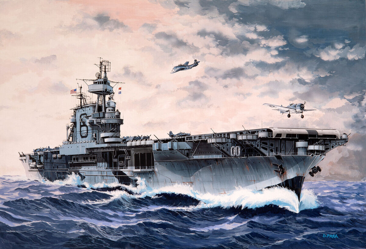 Revell - Uss Enterprise Cv-6 Skib - 1 1200 - Level 4 - 65824