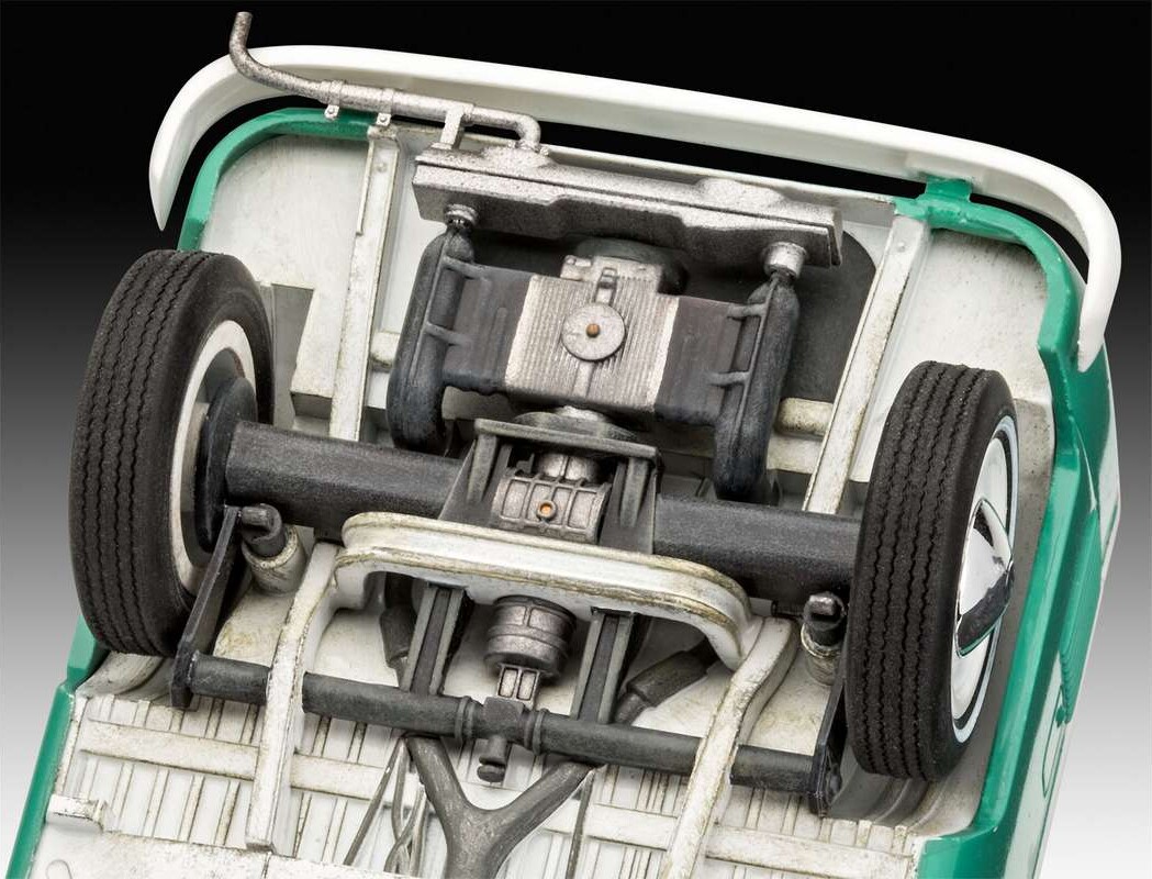 Revell - Vw T1 Samba Bus Byggesæt Inkl Maling - 1 24 - Level 5 - 67675