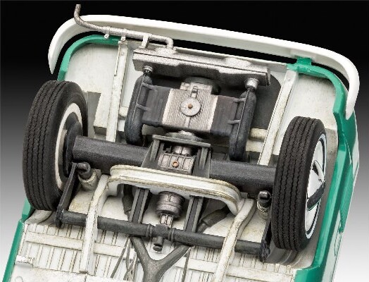 Revell - Vw T1 Samba Bus Byggesæt Inkl Maling - 1 24 - Level 5 - 67675