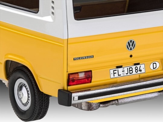 Revell - Vw T3 Bus Modelbus Byggesæt - 1 24 - Level 3 - 07706
