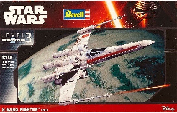 Revell - Set X-Wing Fighter Modelrumskib - 1 112 - Level 3 - 63601