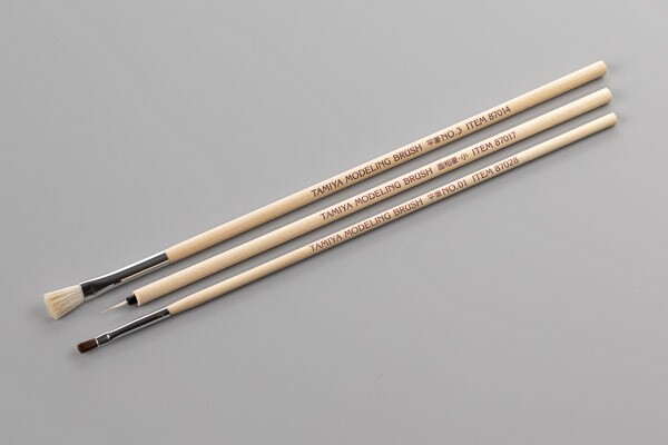 Tamiya - Modeling Brush Basic Set - 3 Stk - 87066