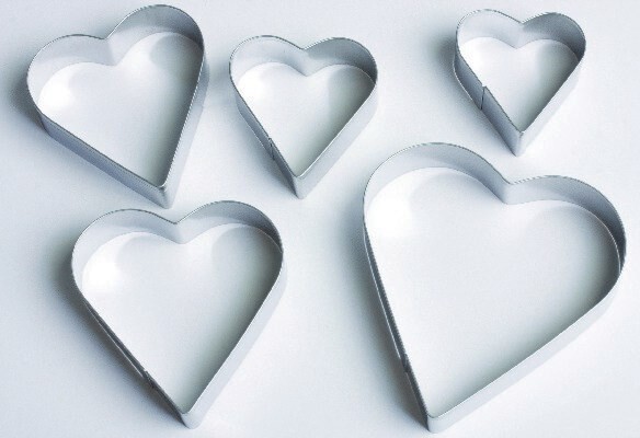 Modellerforme Hjerte 5Assstr35-75Mm - Hobby Line