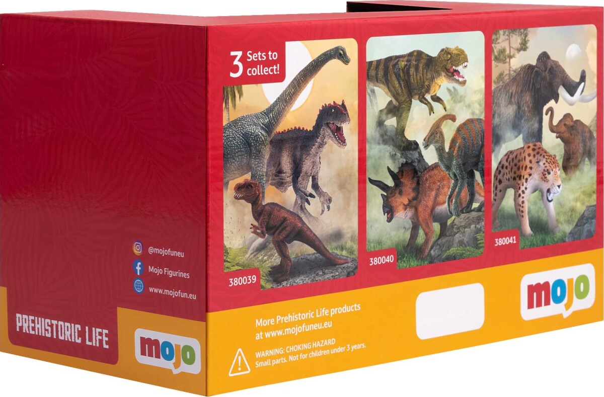 Mojo - Dinosaur Sæt 1- Forhistoriske Dyr 3 Stk
