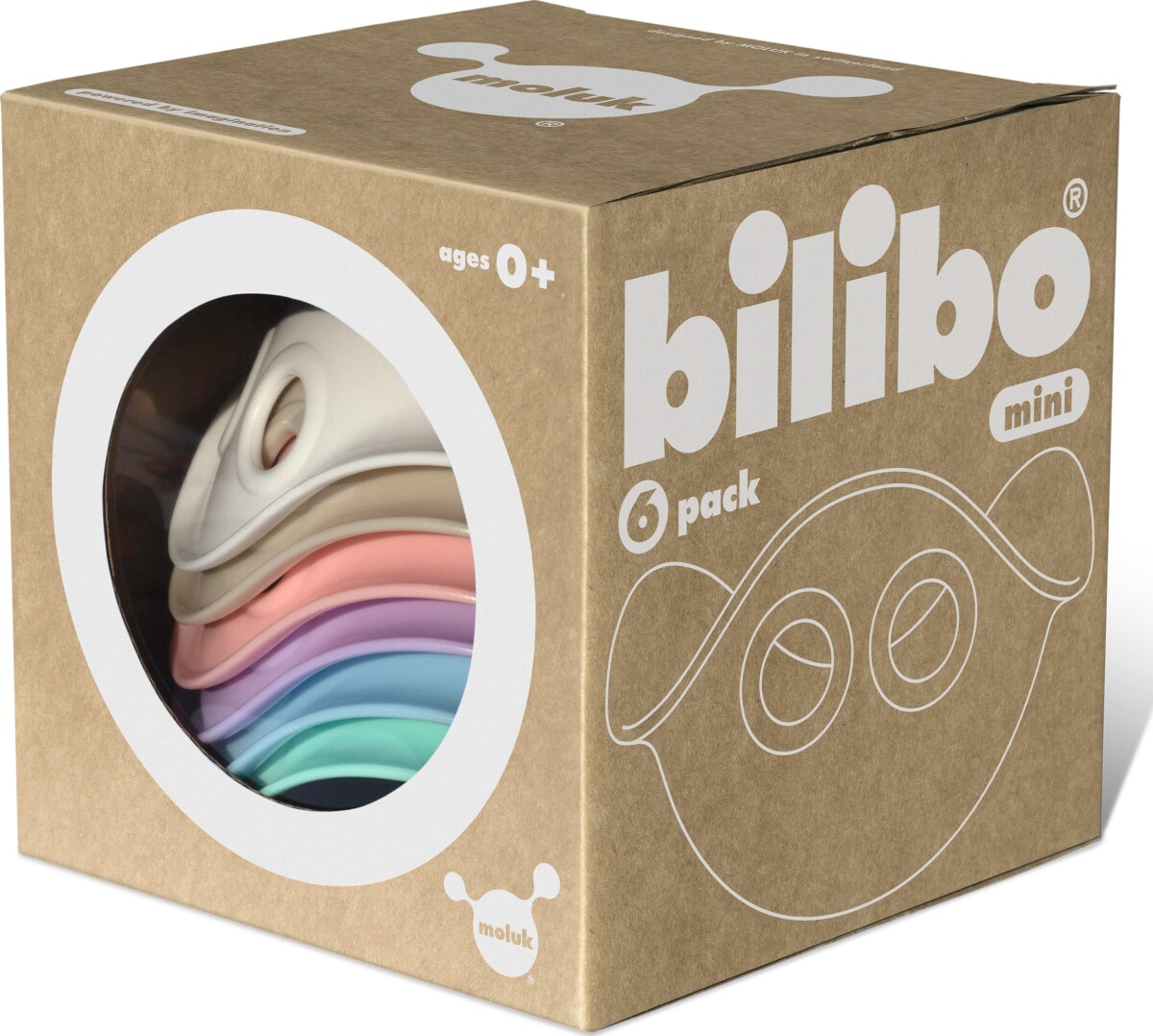 Moluk - Bilibo Mini Pastelfarver