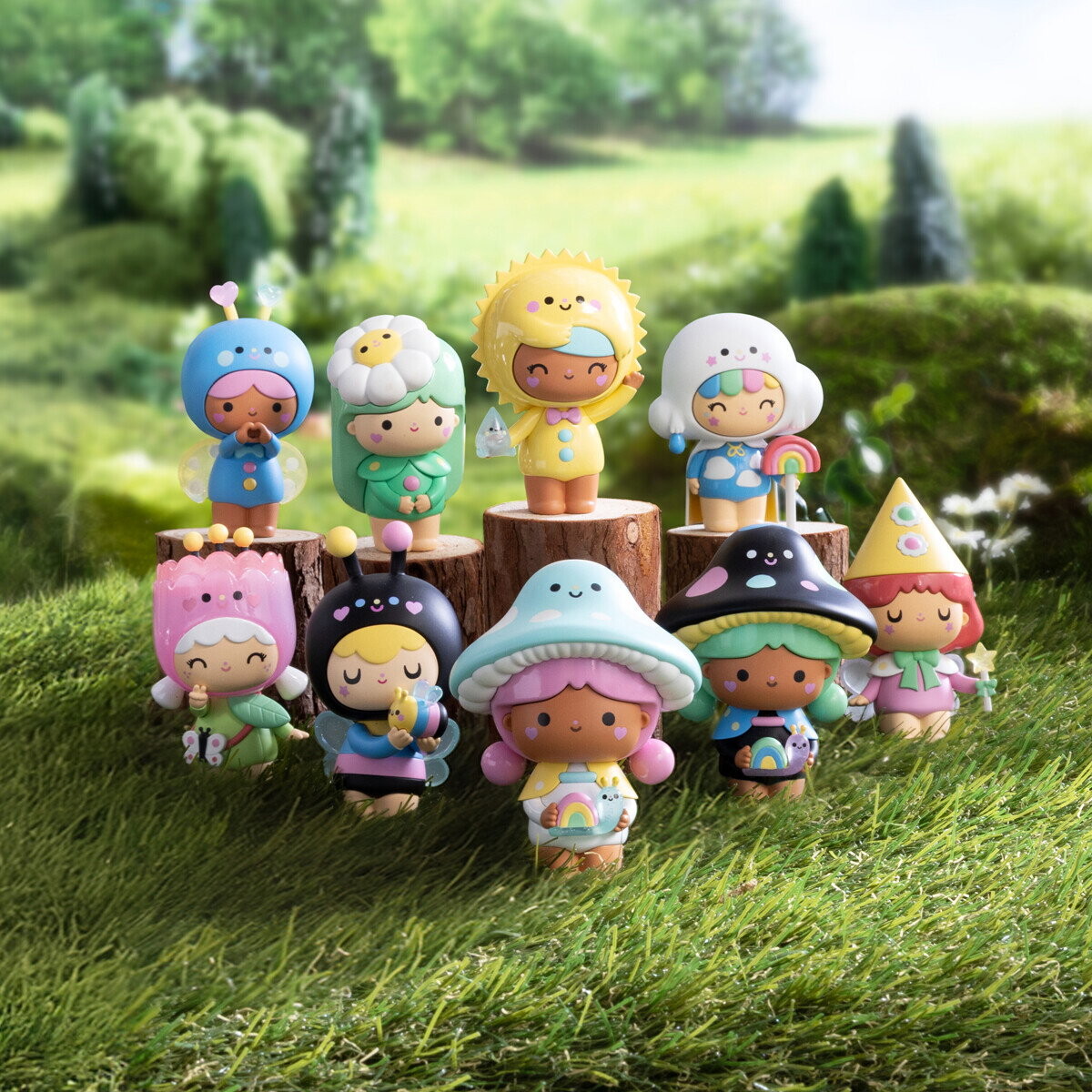 Momiji - Magical Med Vinyldukke 7 5 Cm - Assorterede
