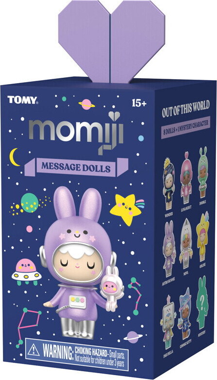 Momiji - Ootw Vinyldukke Med Besked 7 5 Cm - Assorterede