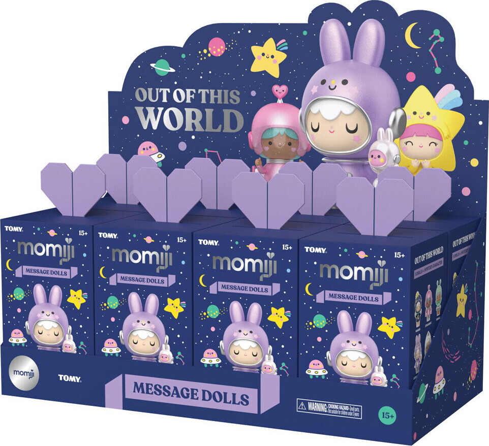 Momiji - Ootw Vinyldukke Med Besked 7 5 Cm - Assorterede