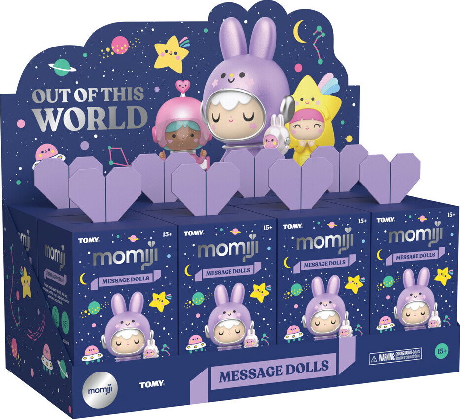 Momiji - Ootw Vinyldukke Med Besked 7 5 Cm - Assorterede