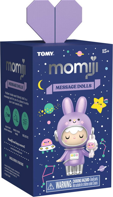 Momiji - Ootw Vinyldukke Med Besked 7 5 Cm - Assorterede