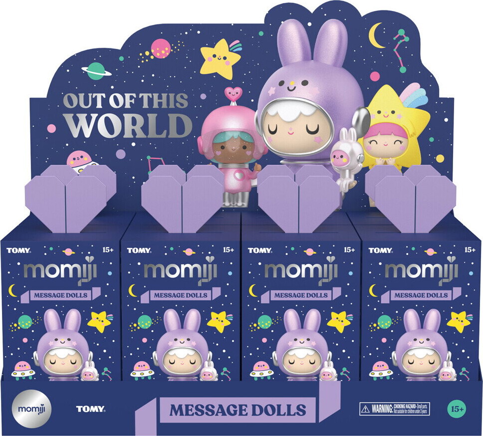 Momiji - Ootw Vinyldukke Med Besked 7 5 Cm - Assorterede