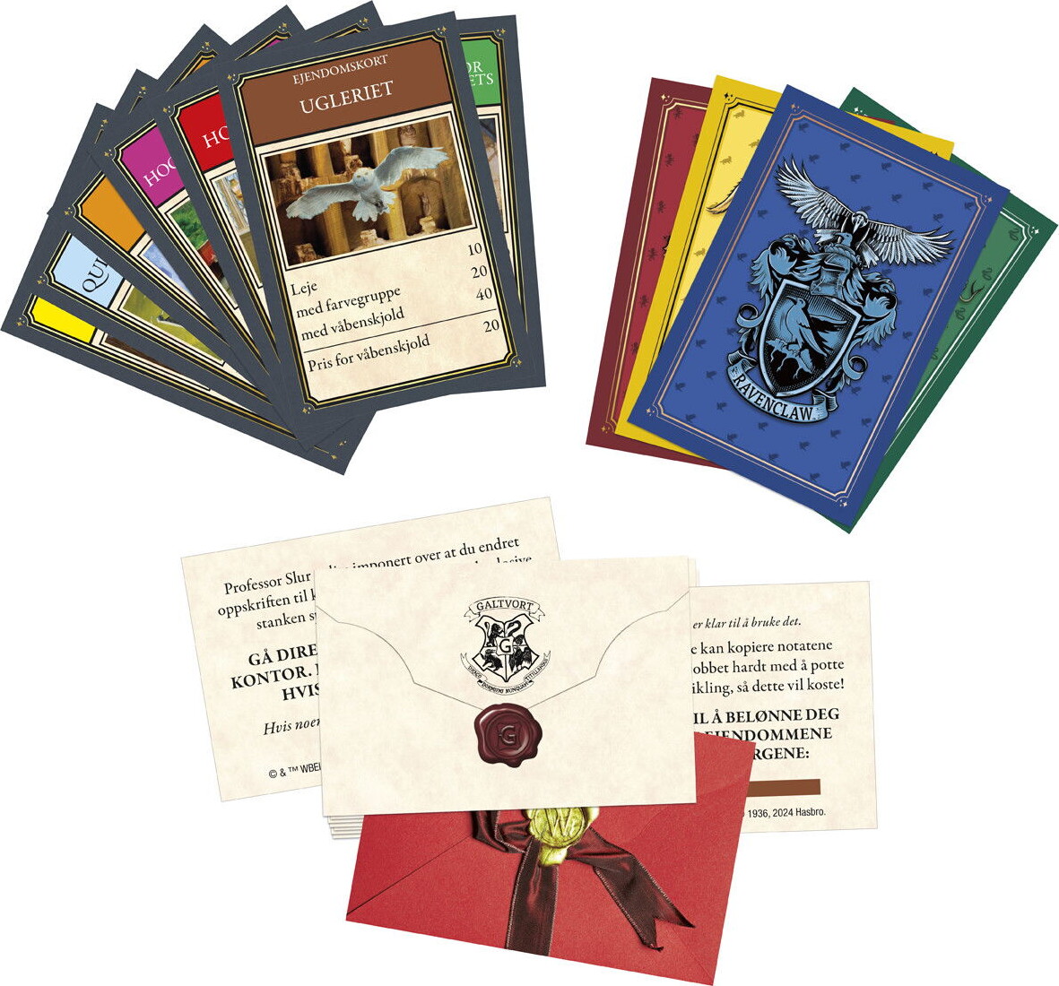 Monopoly Harry Potter Edition - Dansk Norsk - Hasbro F9422