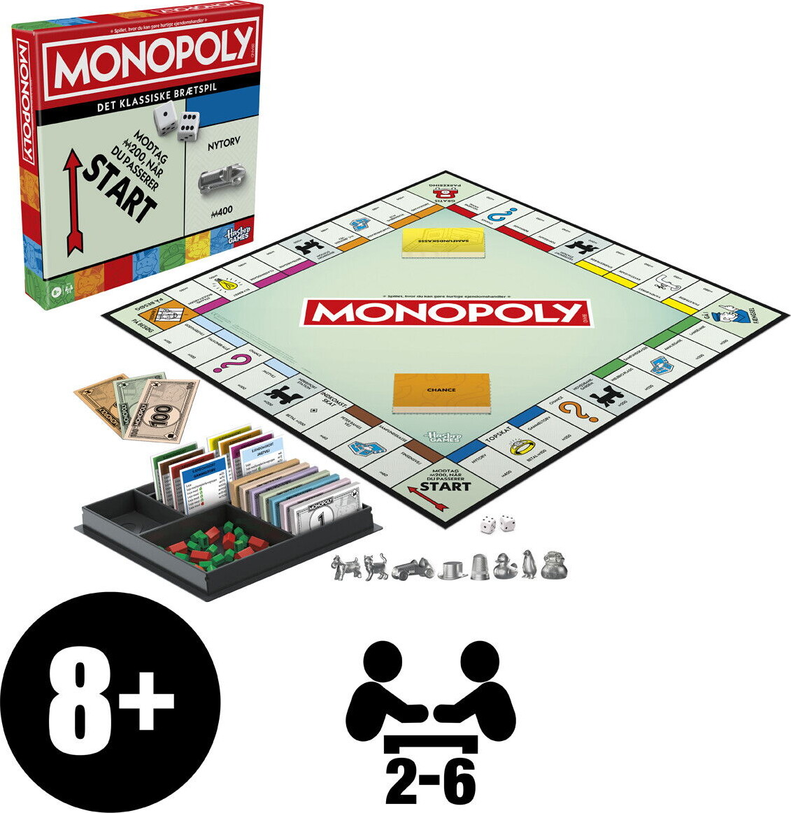 Monopoly Klassisk Refresh - Dk