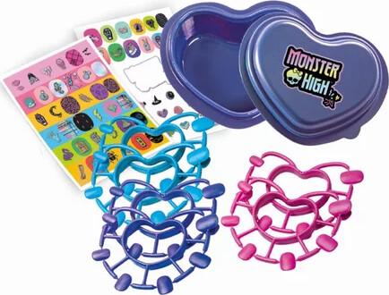 Monster High - Clawsome Nail Art - Neglesæt Til Børn - Clementoni