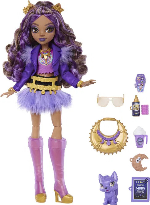 Monster High - Clawdeen Wolf Core Doll - Dukke Med Tilbehør