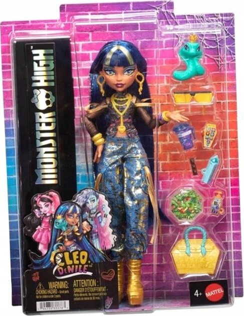 Monster High - Cleo De Nile Core Doll - Dukke Med Tilbehør