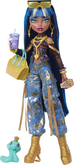 Monster High - Cleo De Nile Core Doll - Dukke Med Tilbehør