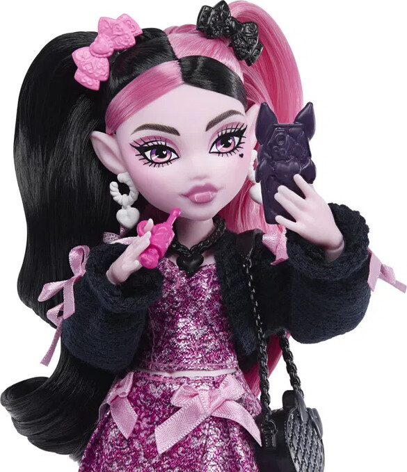 Monster High - Draculaura Core Doll - Dukke Med Tilbehør