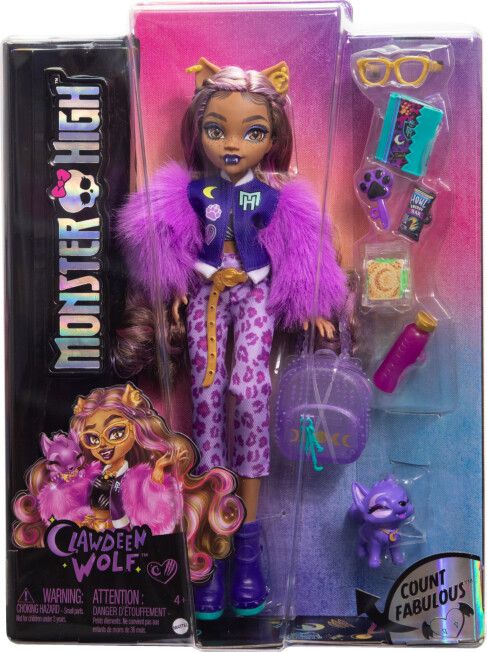 Monster High Dukke - Clawdeen Wolf