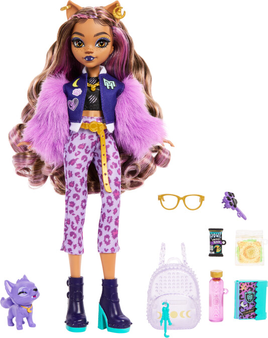 Monster High Dukke - Clawdeen Wolf