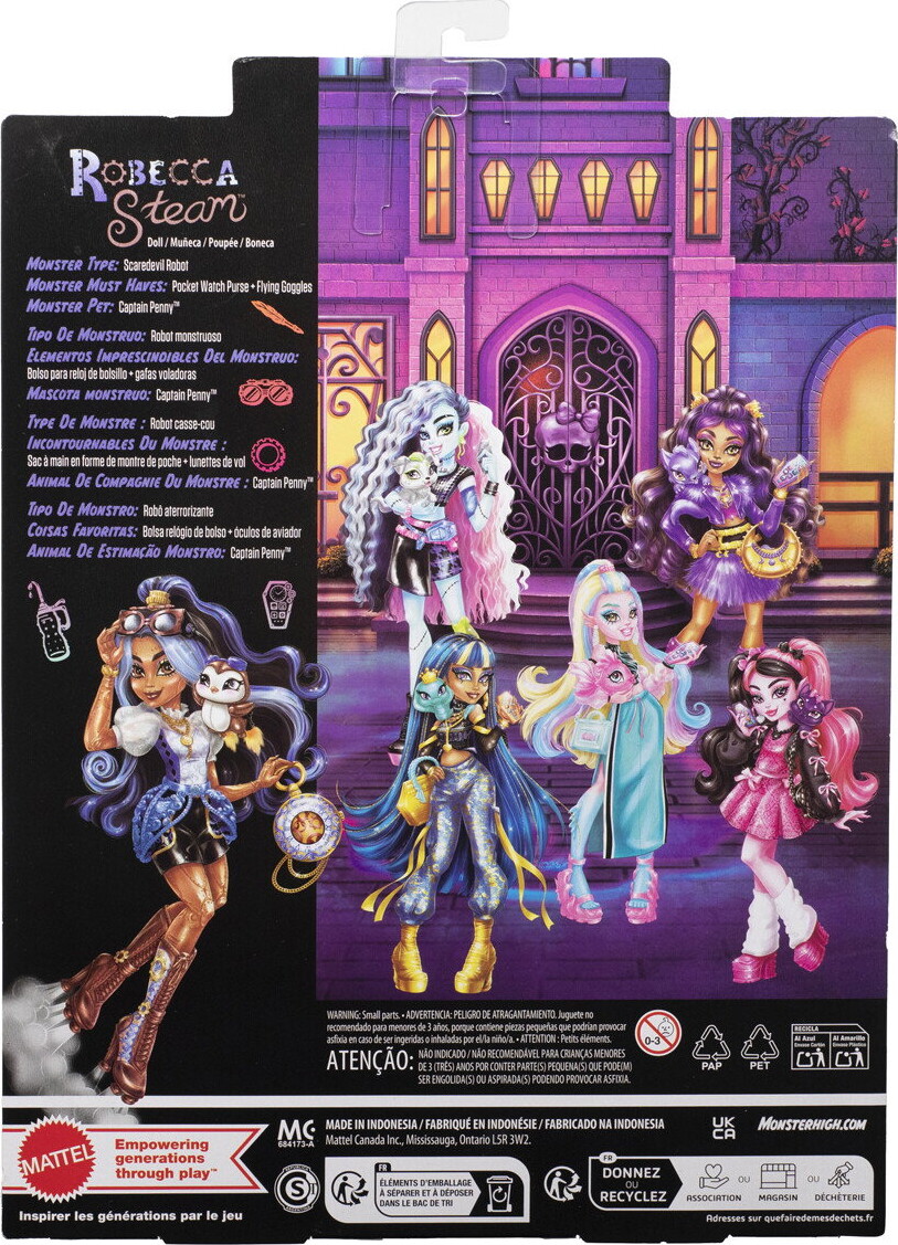 Monster High - Robecca Steam Core Dukke - Mattel Jmb81