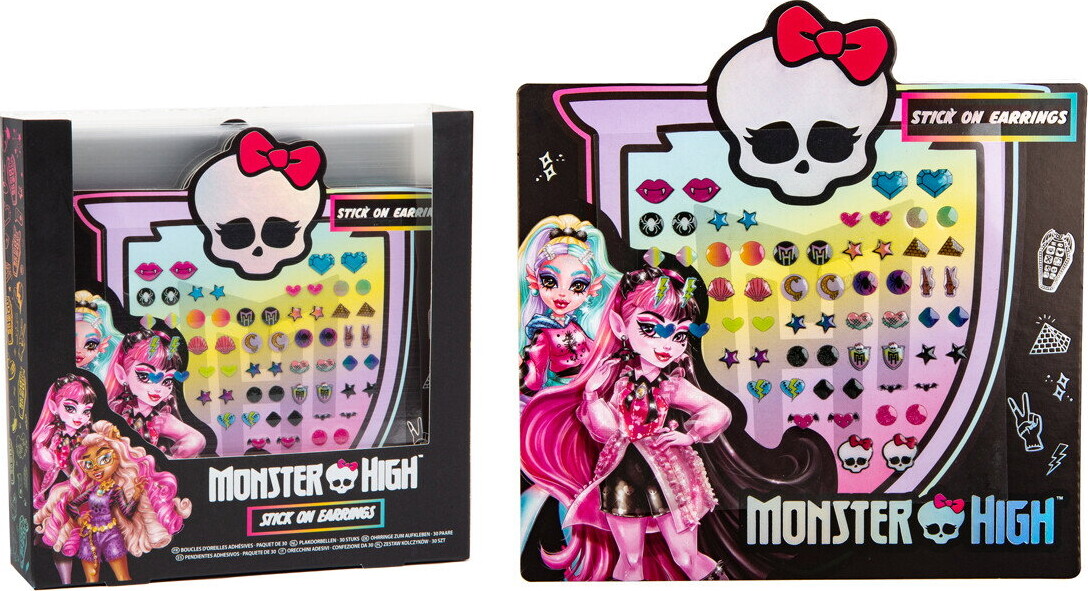 Monster High - Klistermærke Øreringe - Assorteret - Mattel