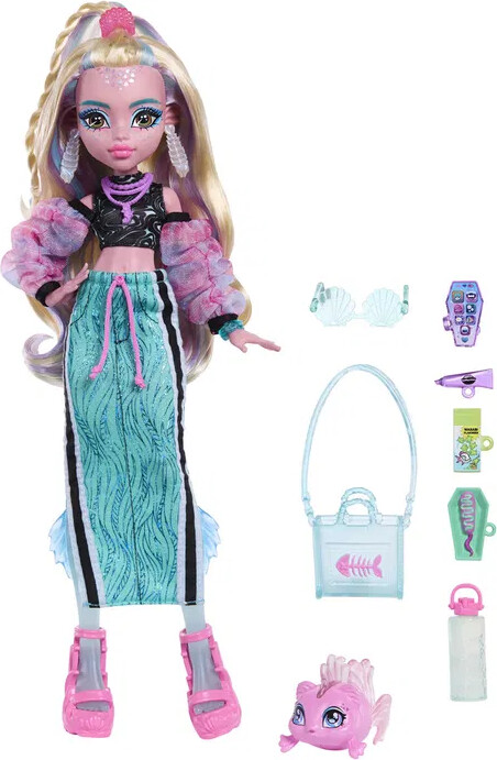 Monster High - Lagoona Blue Core Doll - Dukke Med Tilbehør