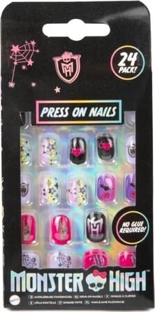 Monster High - Press On Nails - Assorteret - Mattel